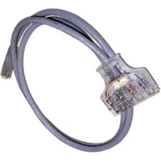 Патч-корд 110 тип - RJ45, 4 пары, UTP, категория 6, 1 м LANMASTER LAN-45-P4-1.0/6