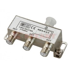 Делитель телевизионный ТВх3 под F разъём 5-1000 МГц (10шт/уп) REXANT 05-6002